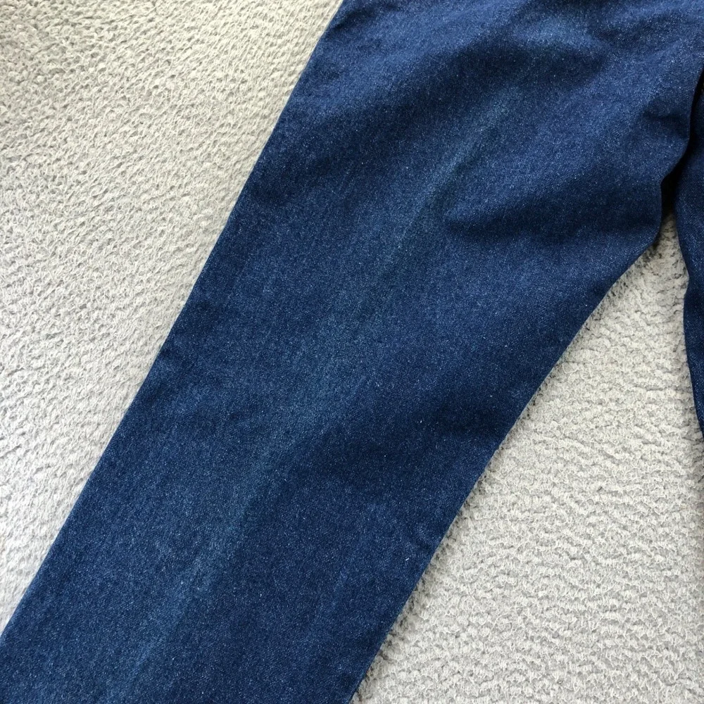 Vintage Wrangler Jeans Womens 12 (Fits 29x36) 90s Cowboy Cut Blue Denim USA MADE - Picture 6 of 13
